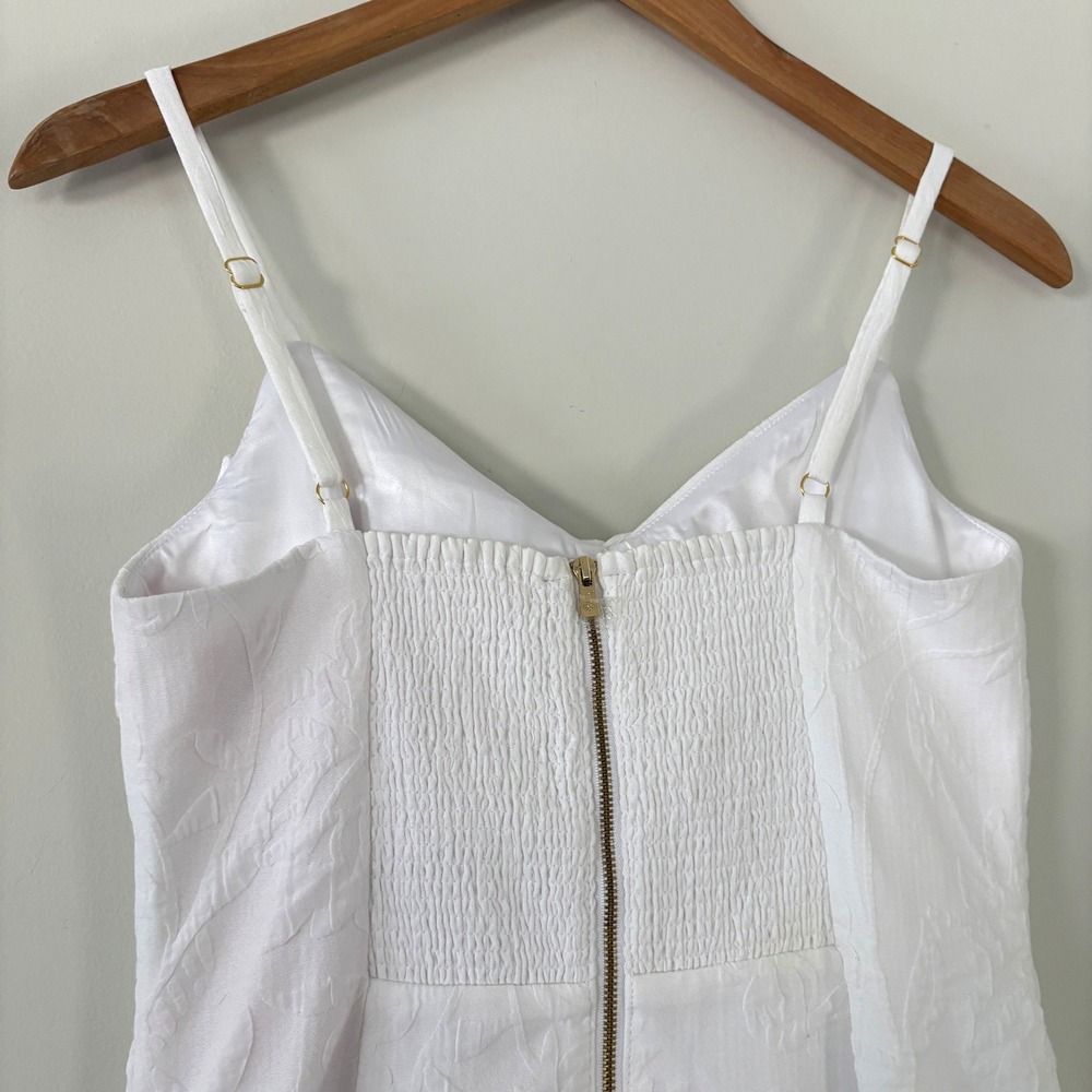 NWT Lilly Pulitzer Willalynn White Bow Dress Sz 4 LWD Bridal Cocktail Rehearsal - Picture 9 of 13